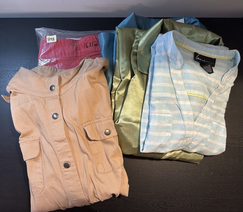 Women’s Clothing Lot 5 Pc Maurices / Lane Bryant / Kim Rodgers / Appleseeds XXL